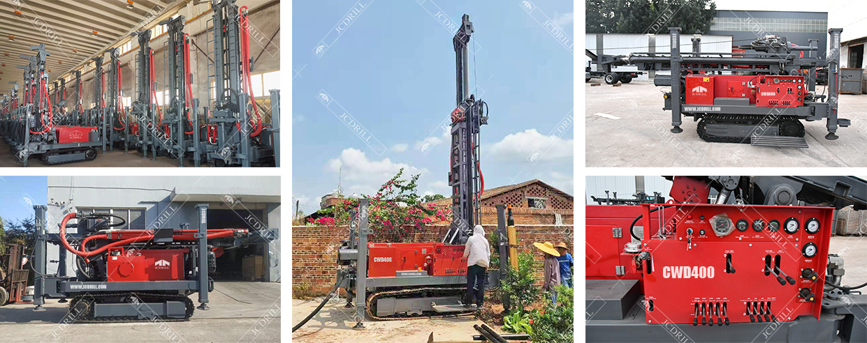 CWD400 Easy to Operate Diesel Crawler Water Well Drilling Rig CWD400 Easy to Operate Diesel Crawler Water Well Drilling Rig