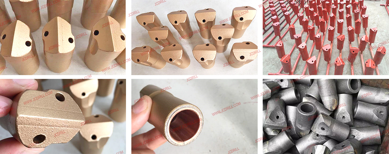 岩石矿山钻探用锥形凿形钻头