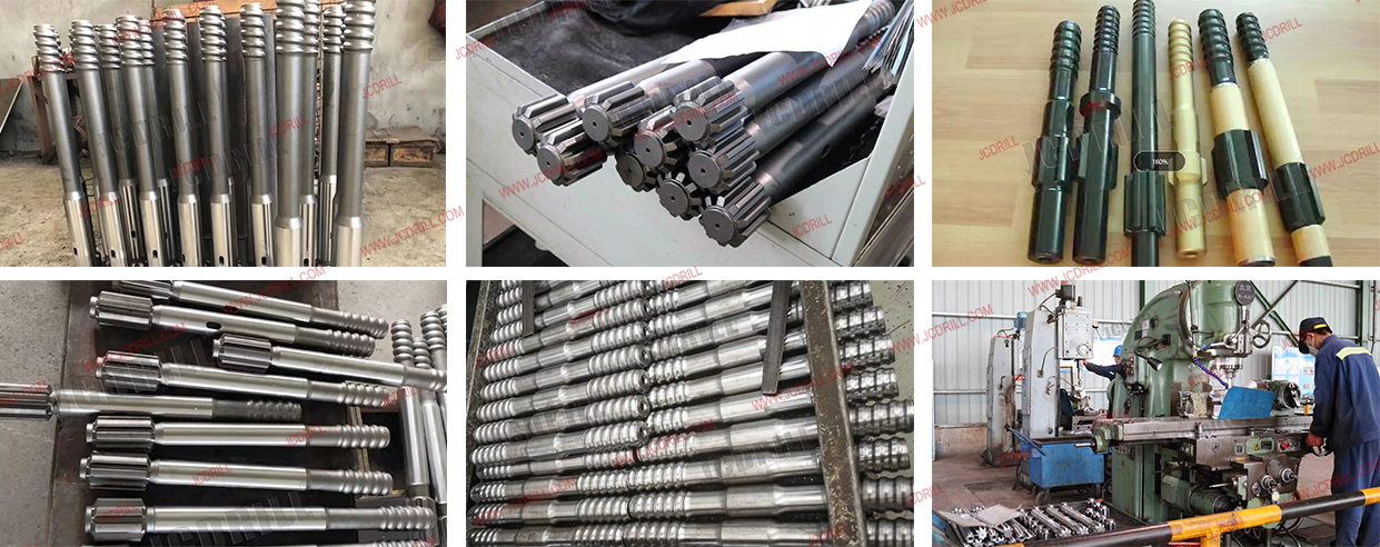 阿特拉斯·科普柯 英格索兰、蒙塔贝特、古河、博瓦特朗年顶锤钻机用钎尾