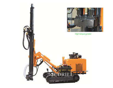 液压潜孔锤爆破钻机，适用于坚硬岩石