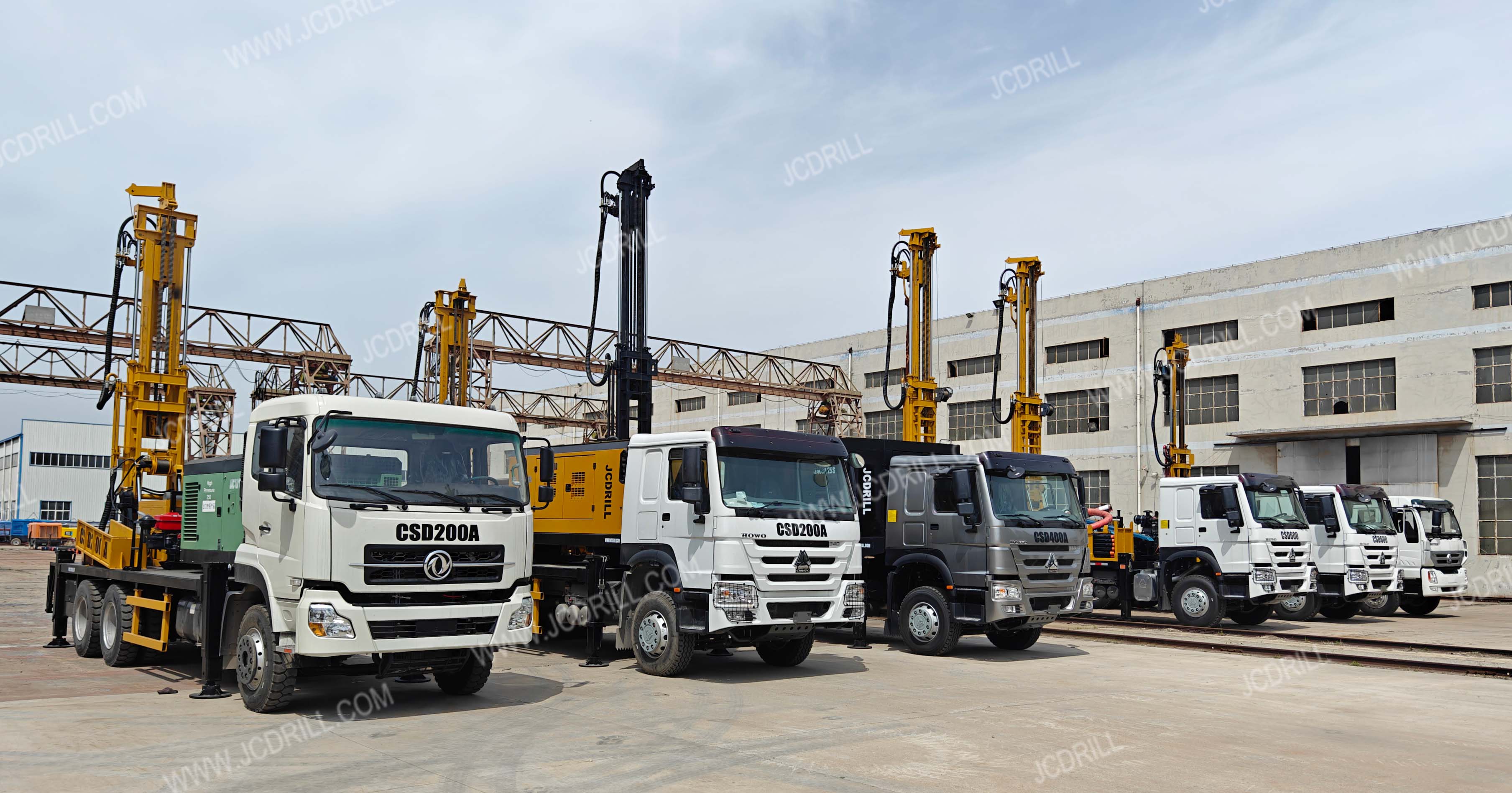 车载水井钻机海运至北美 车载水井钻机海运至北美