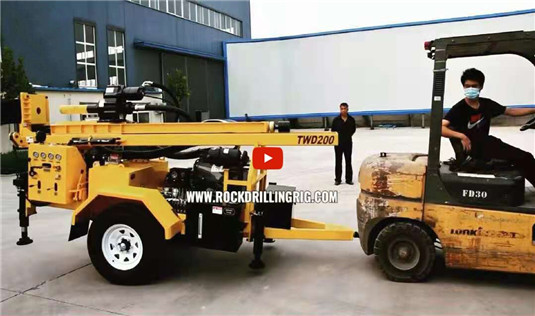 TWD200钻机钻200米水井