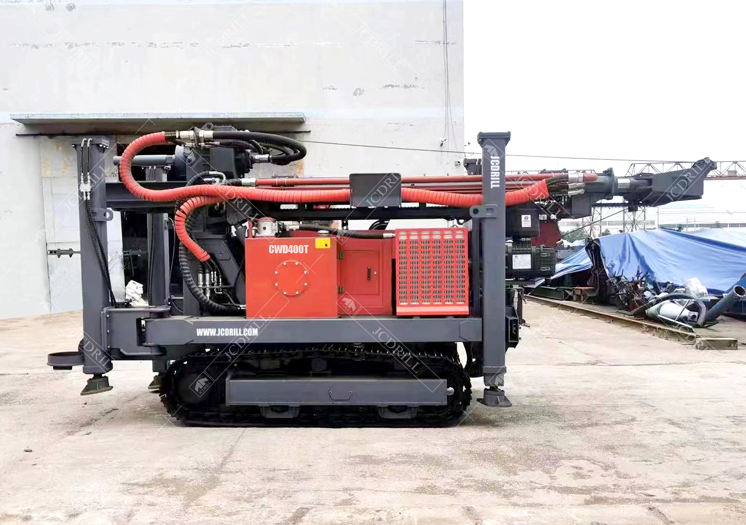 CWD400T 水井钻机与 JAC31-25 空气压缩机客户反馈