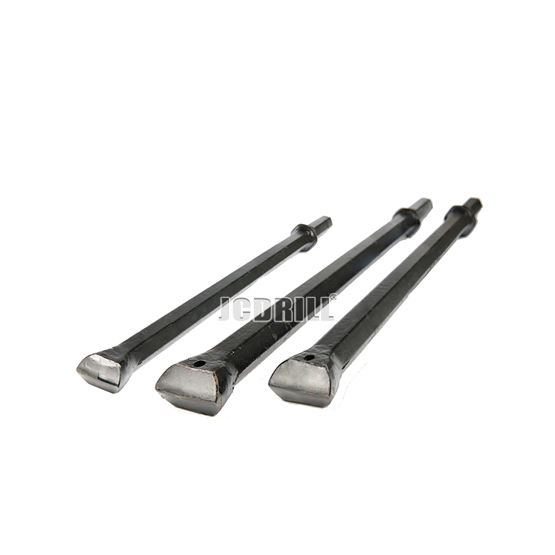 一体式钢钻杆，千斤顶锤设备，爆破孔，岩石钻井工具