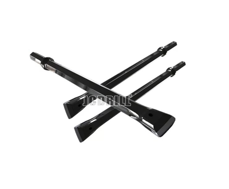 一体式钢钻杆，千斤顶锤设备，爆破孔，岩石钻井工具