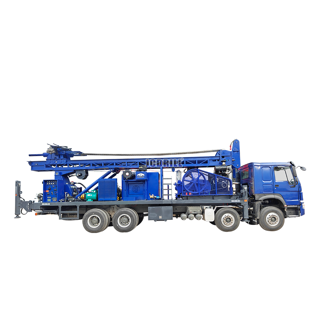 车载式潜孔旋转液压水井钻机