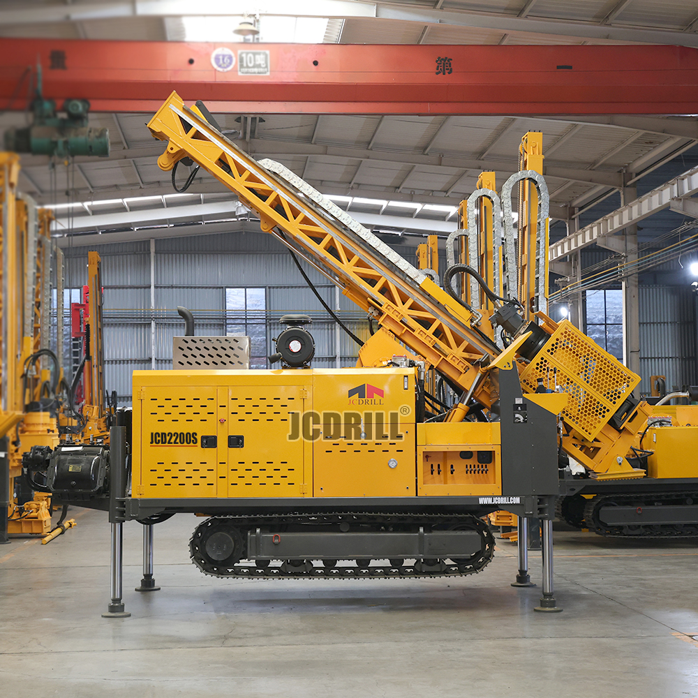 JCD2200S全液压岩心快钻速钻机斜坡直孔矿产勘探