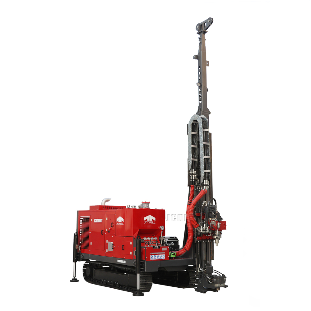 JCD1000T 液压履带式钻机安装式金刚石岩芯钻探