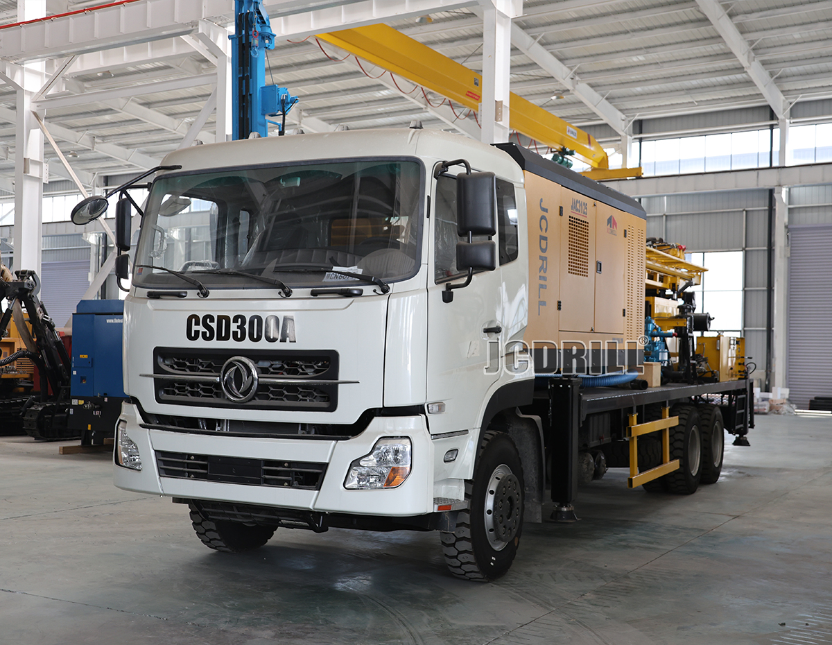 JCDRILL CSD300A 卡车式水井钻机加速投产；全套设备即将出口至西非